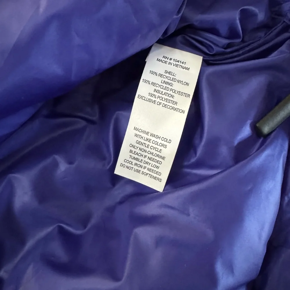 NWT Womens Alpine Designs Mountainside Jacket Water Repellent Small Blue Purple‎